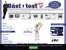 Tablet Screenshot of bast-i-test.se